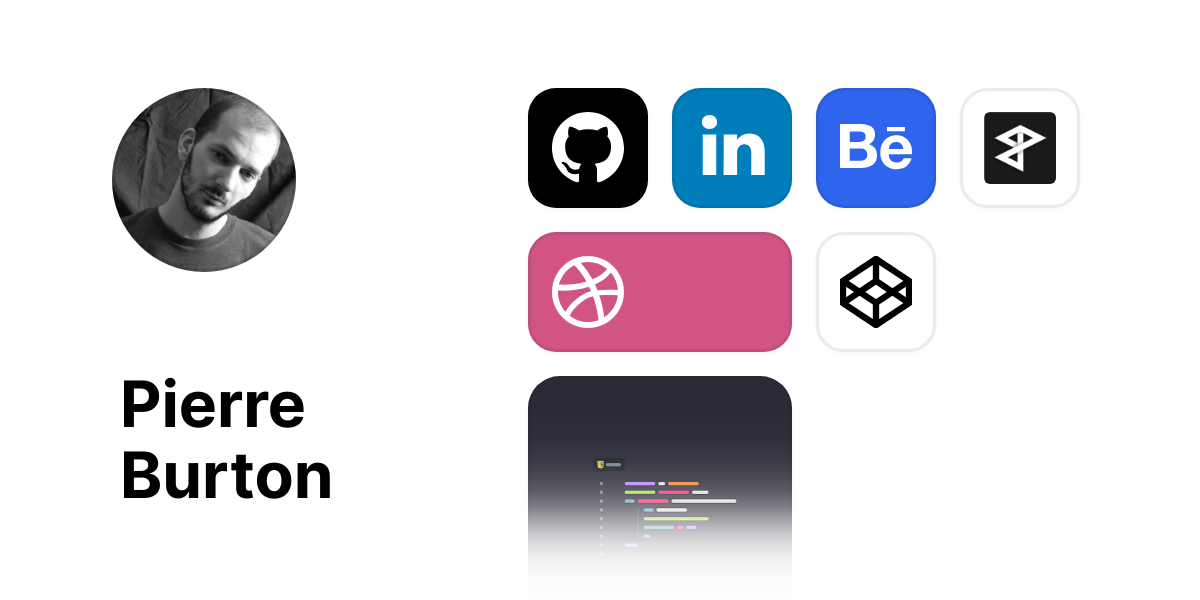 Prévisualisation de page bento.me